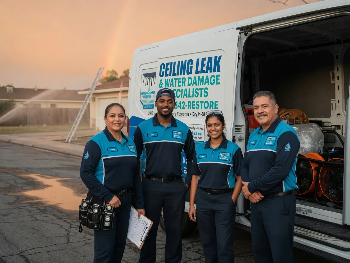Ceiling Leak Cleanup company in Cleveland, TX
